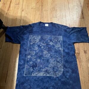 Men's Blue Graphic T-Shirt